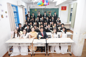 Ngôi trường ở Hà Nội với nhiều lớp có 100% học sinh đỗ trường chuyên